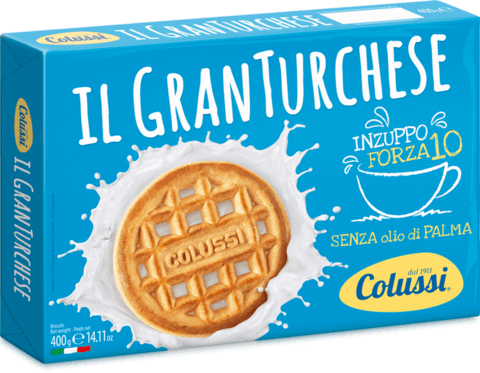 Colussi Il Gran Turchese Shortbread Biscuits, 14.1 oz