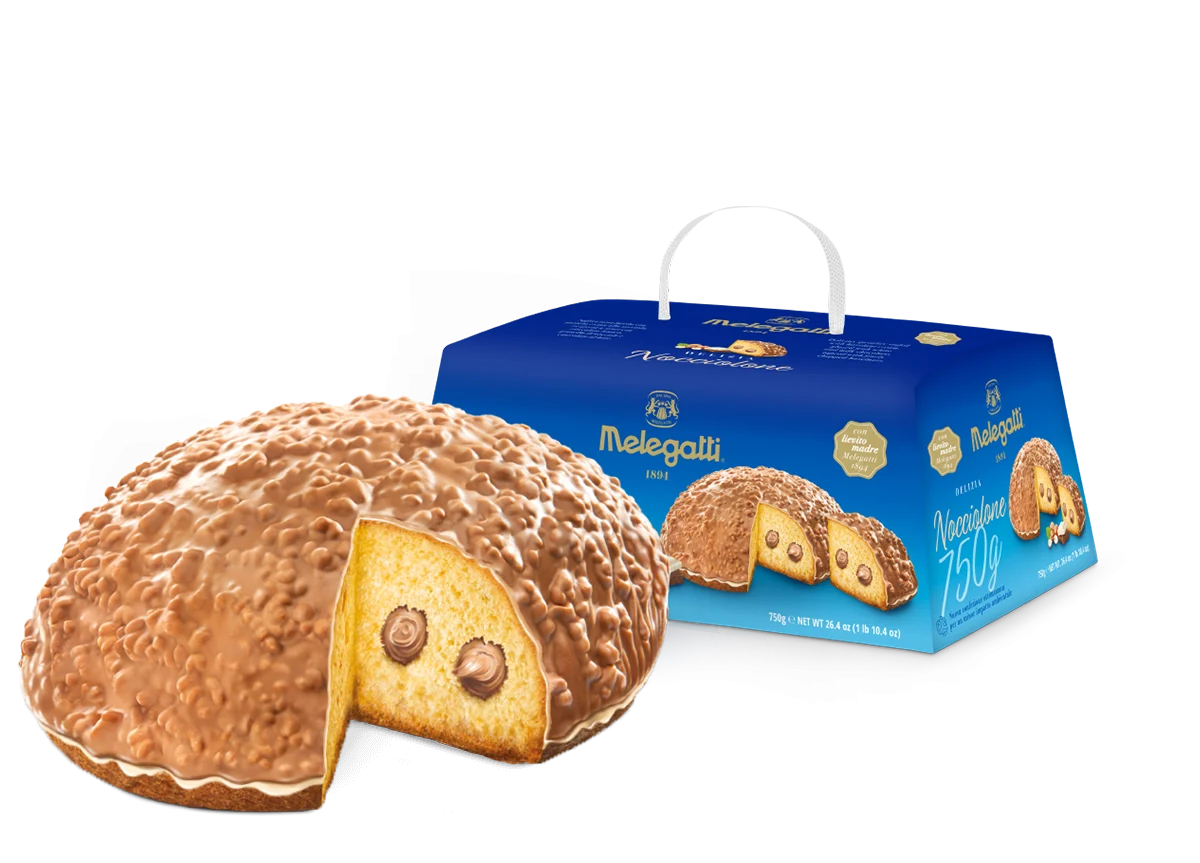 Melegatti Delizia Nocciole, Hazelnut Pandoro, 26.4 oz | 750g