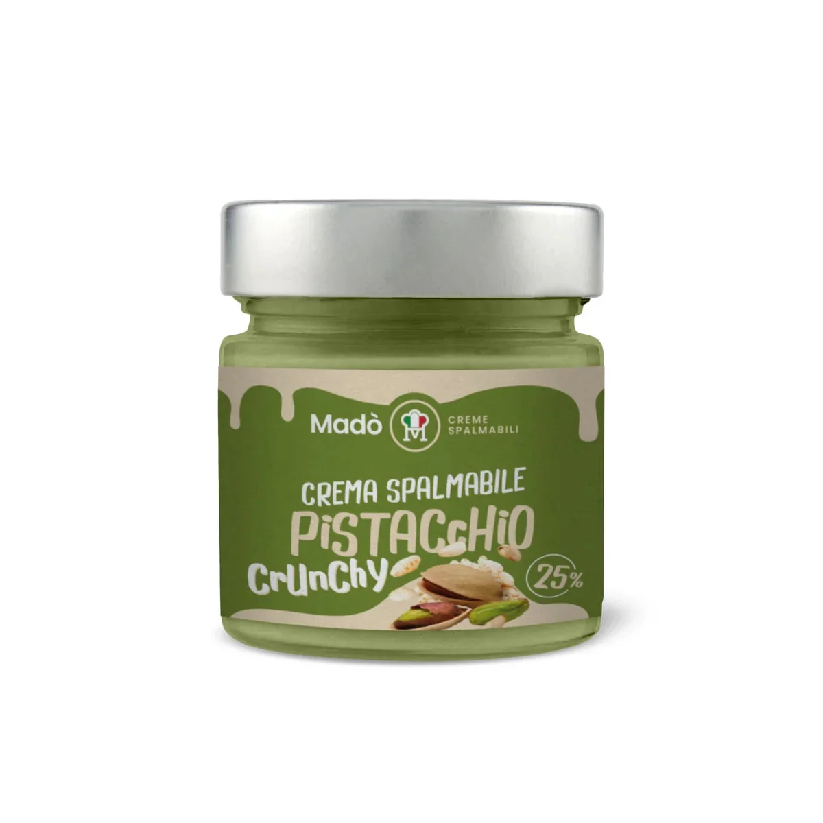 Mado Pistachio Crunchy Cream Spread, 35% Pistachio, 7.05 oz | 200g