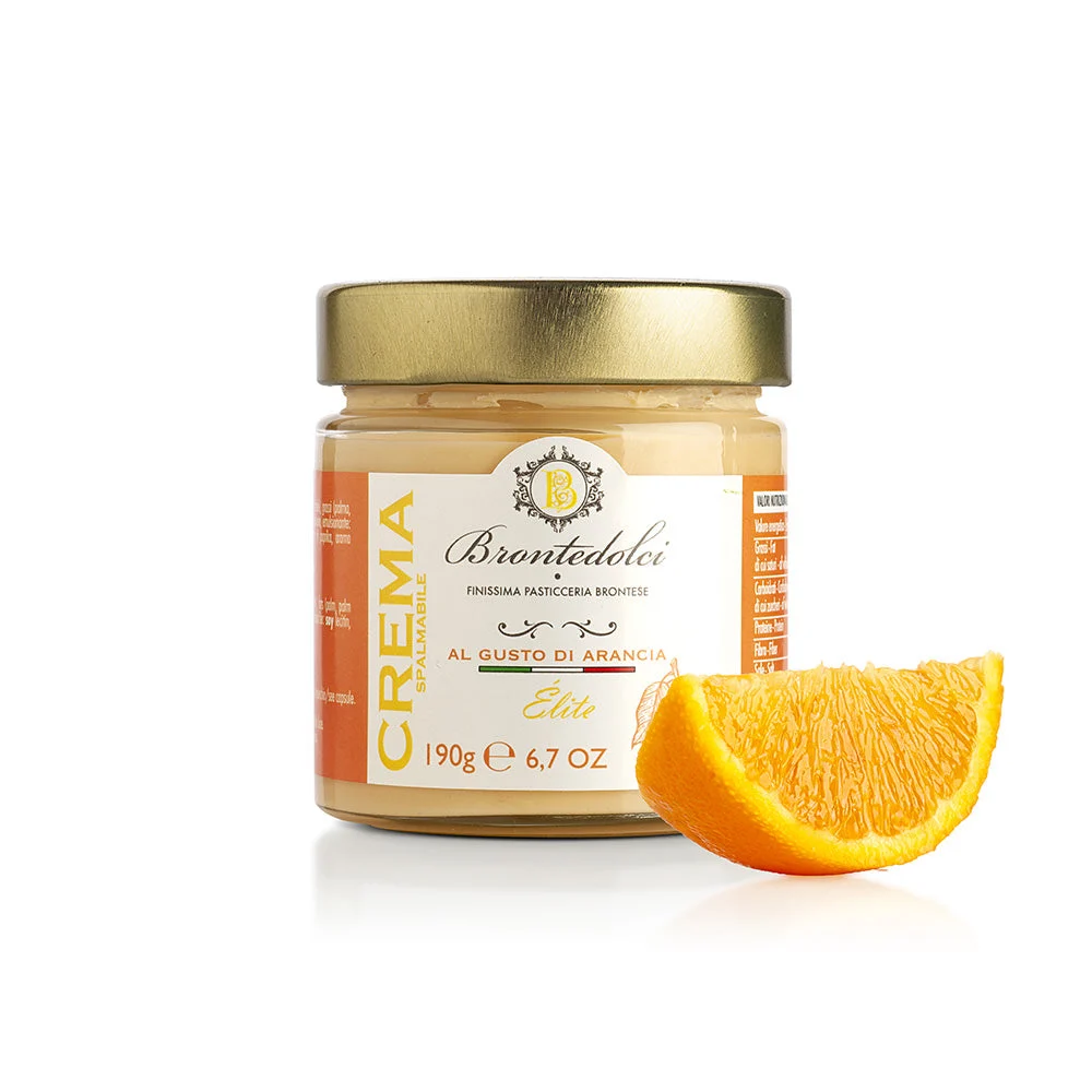 Brontedolci Cream al Arancia, Orange Cream Elite, 6.7 oz | 190g