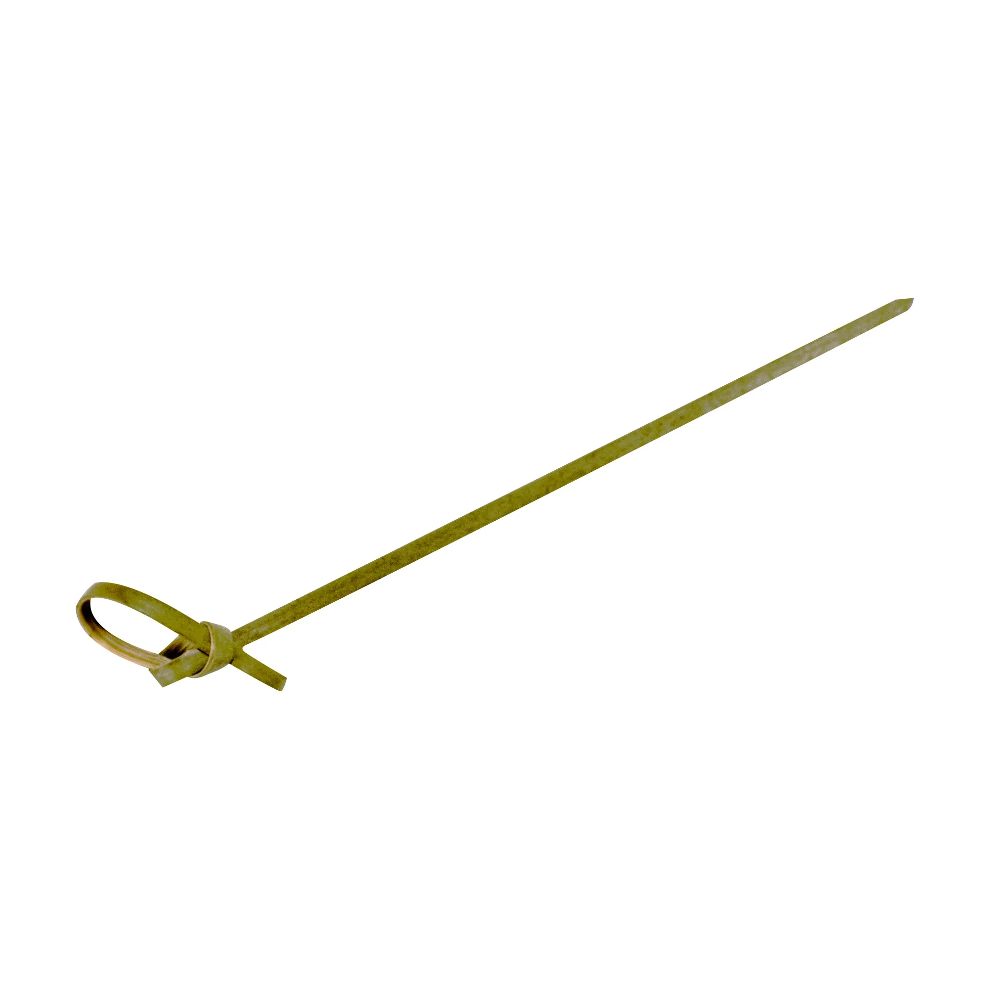 Handgards 4 Inch Wood Bamboo Pick With Knot10 - 100 - 100 Ea