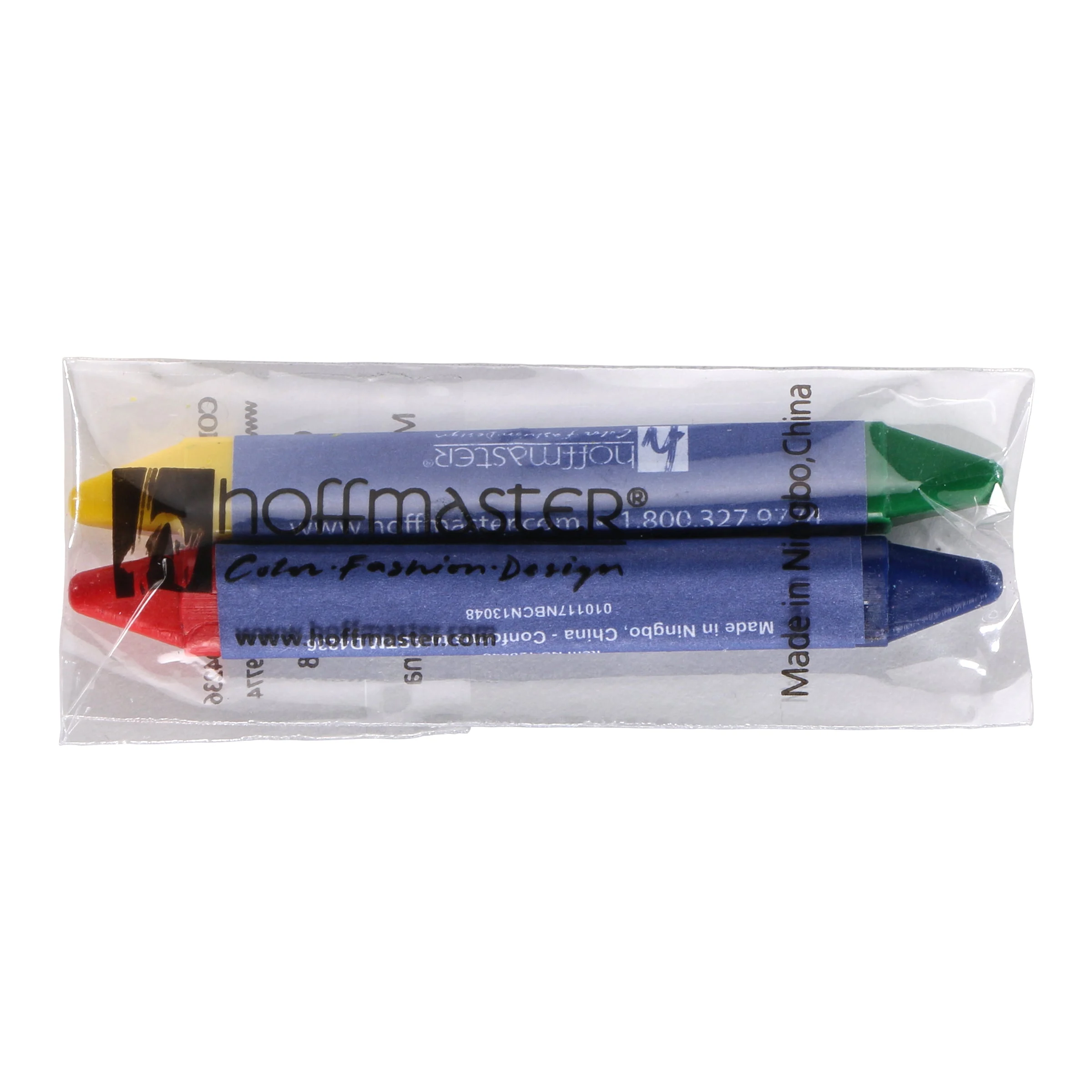 Crayon Mini Triangular 2 Double Tip Per Package Red-Blue And Yellow-Green