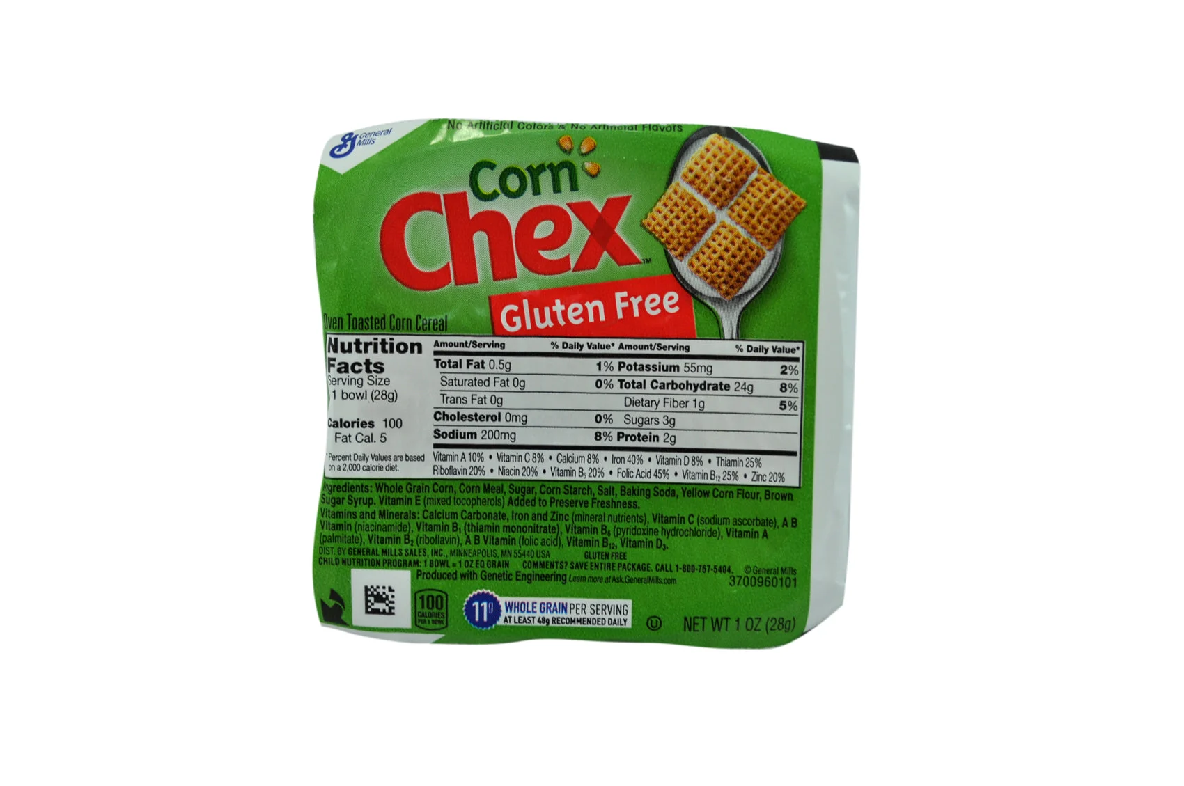 Corn Chex Cereal Single Serve Bowlpak 1 Ounce Size - 96 Per Case.