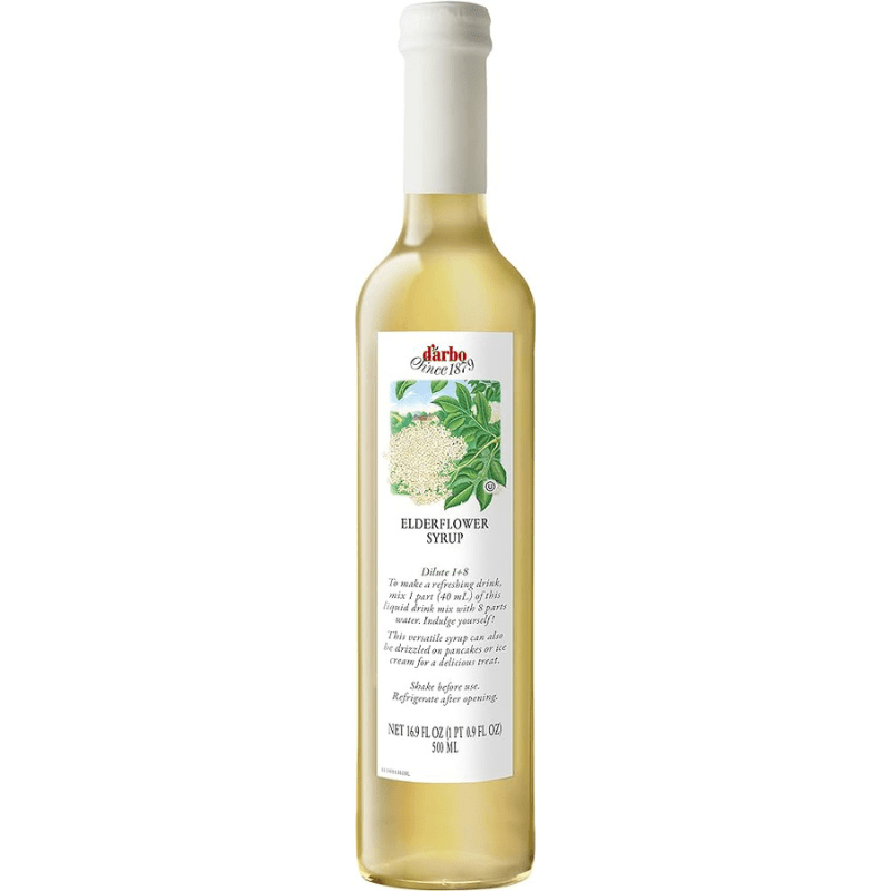 D'Arbo White Elderflower Fruit Syrup, 16.9 oz