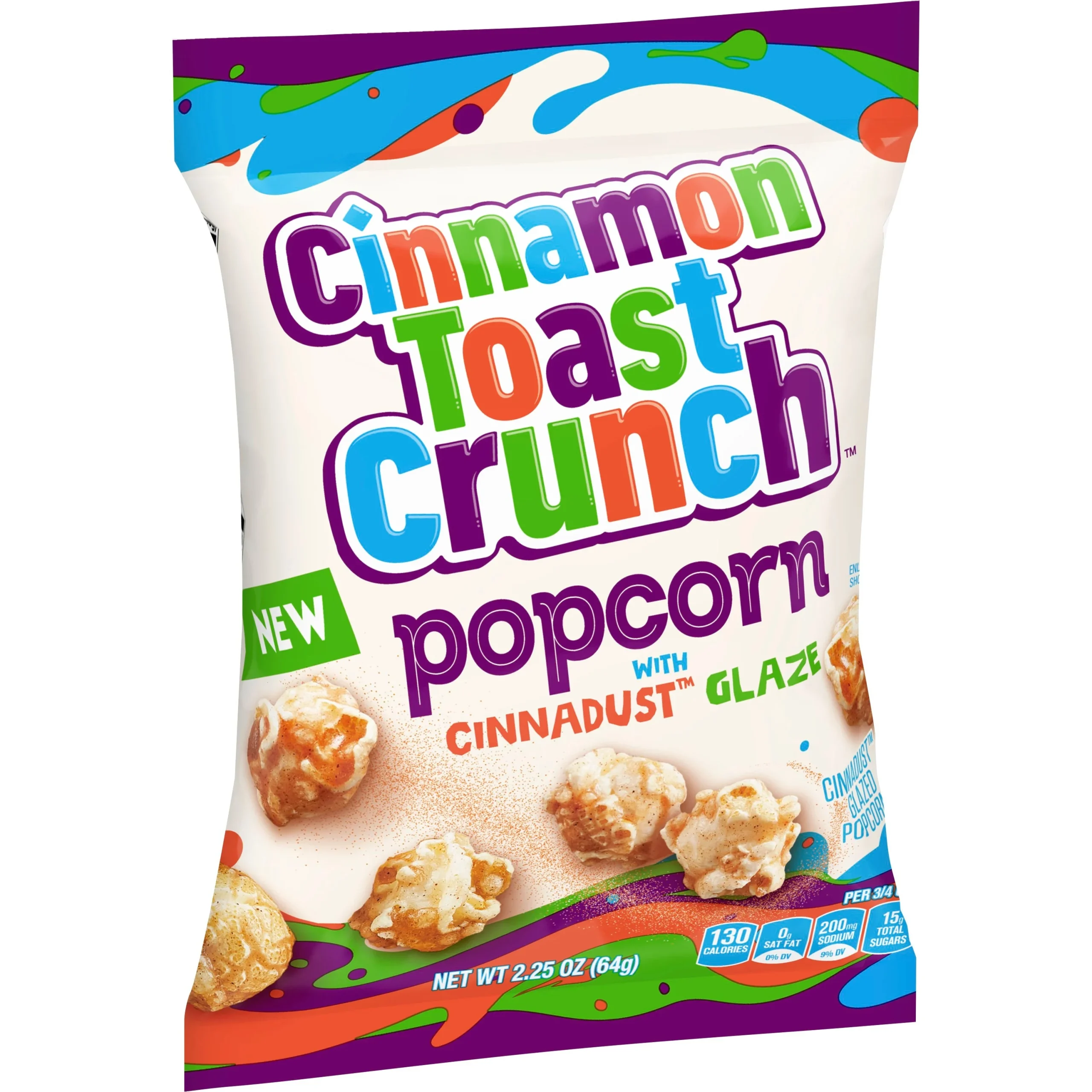 Cinnamon Toast Crunch Popcorn 2.25 Ounce Size - 7 Per Case.