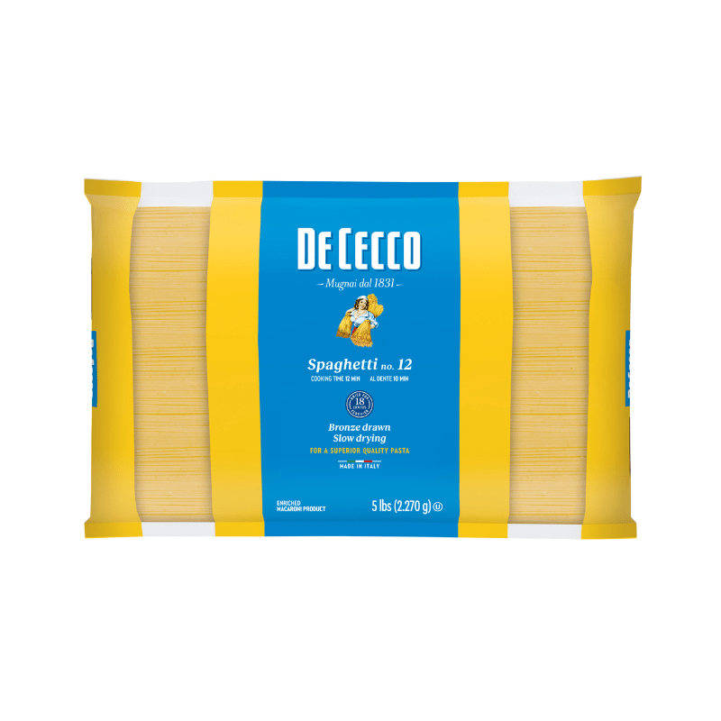 De Cecco #12 Spaghetti Bulk Pasta, 5 lb.