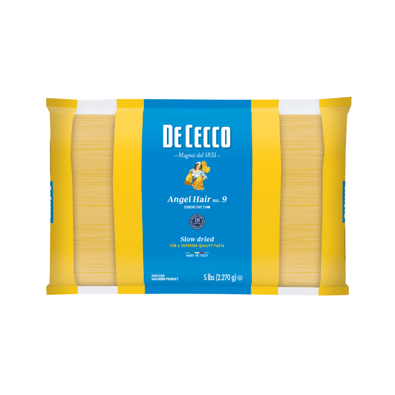 De Cecco #9 Angel Hair Bulk Pasta, 5 lbs