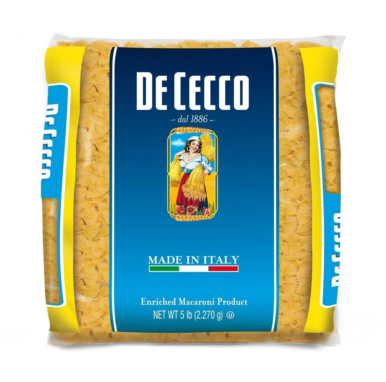 De Cecco #93 Farfalle Bulk Pasta, 5 lb.