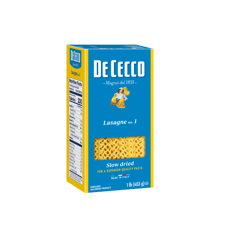 De Cecco Lasagne (Lasagna) Pasta, 1 lb