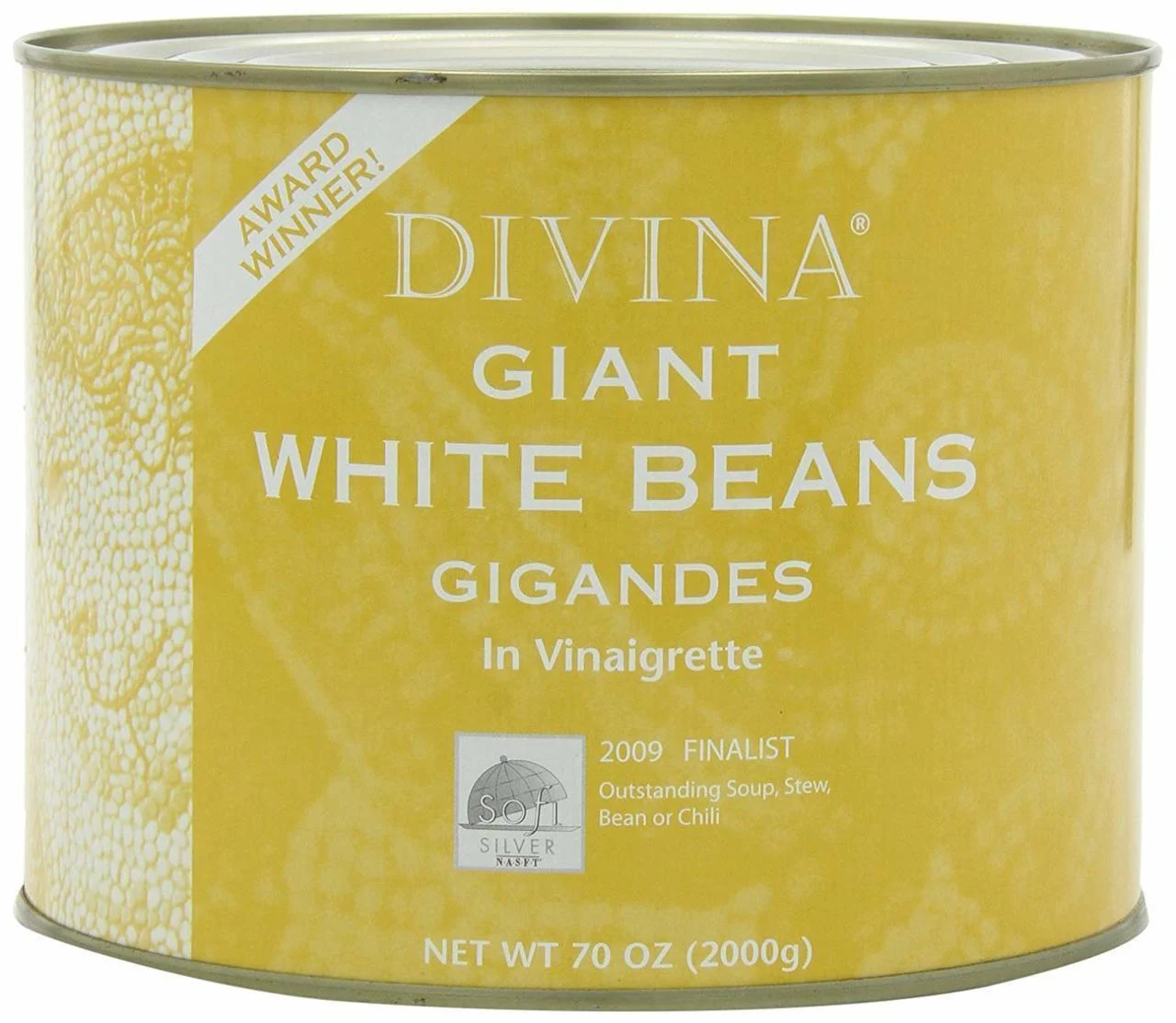Divina Giant White Beans Vinaigrette, 4.4 lbs