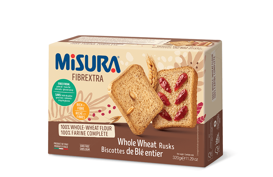 Misura Whole Wheat Rusks, Fette Biscottate, 11.29 oz | 320g