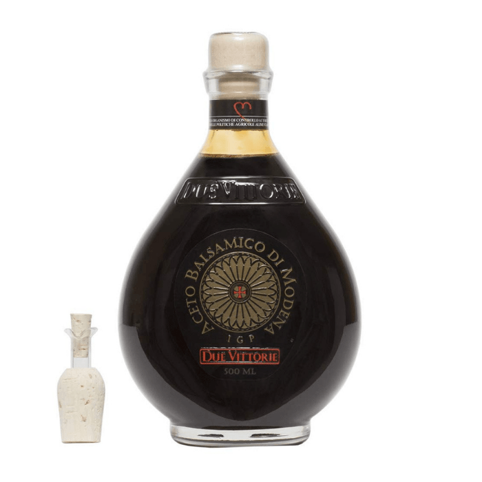 Due Vittorie Oro Gold Balsamic Vinegar With Cork Pourer, 16.9 oz