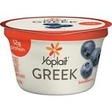 Yoplait Greek Yogurt Single Serve Cup Blueberry 5.3 Ounce Size - 12 Per Case.