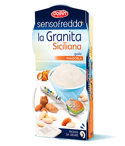 Dolfin Senso freddo Sicilian Granita Mandorla, 2 X 100 Ml