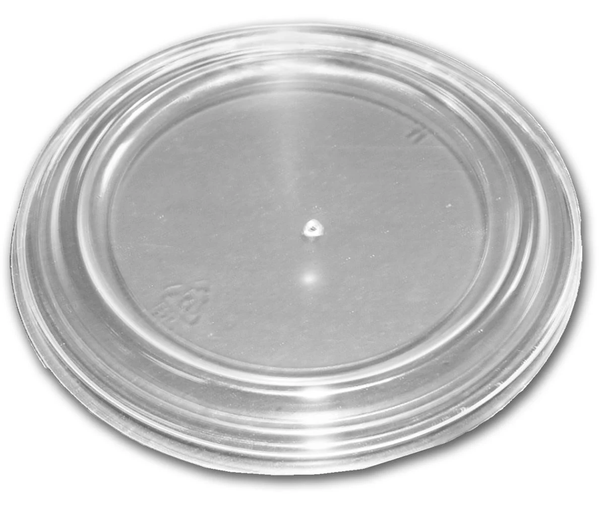 4.1" Round Ps Flat Stackable Lid For Small All Purpose Bowl Vented