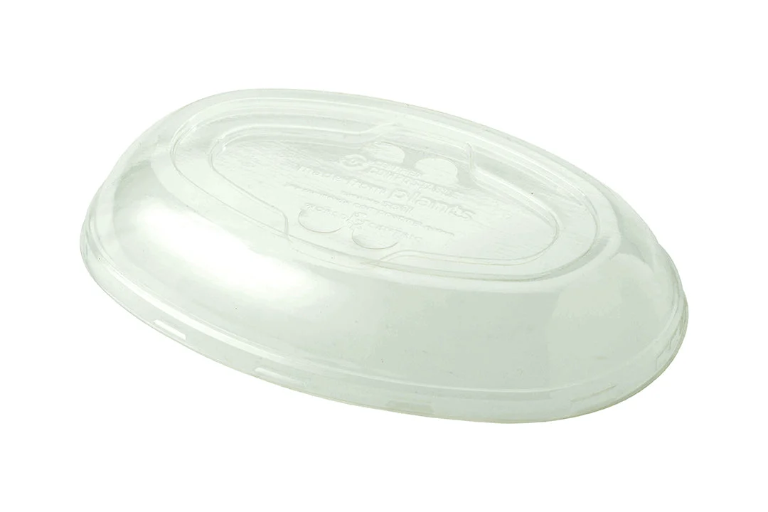 Lid Pla - Large Burrito Bowls Clear Vented