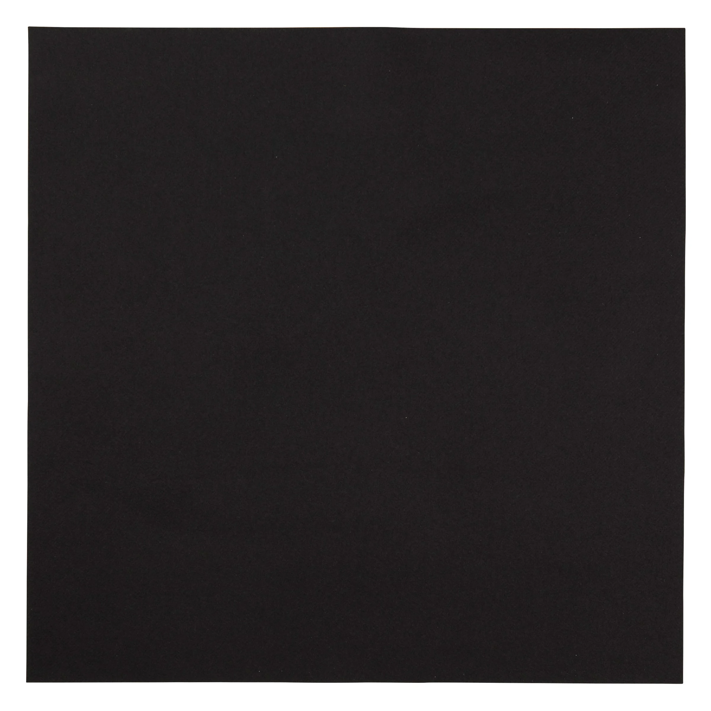 Napkin Flat Pack Black 16X16 Linen-Like