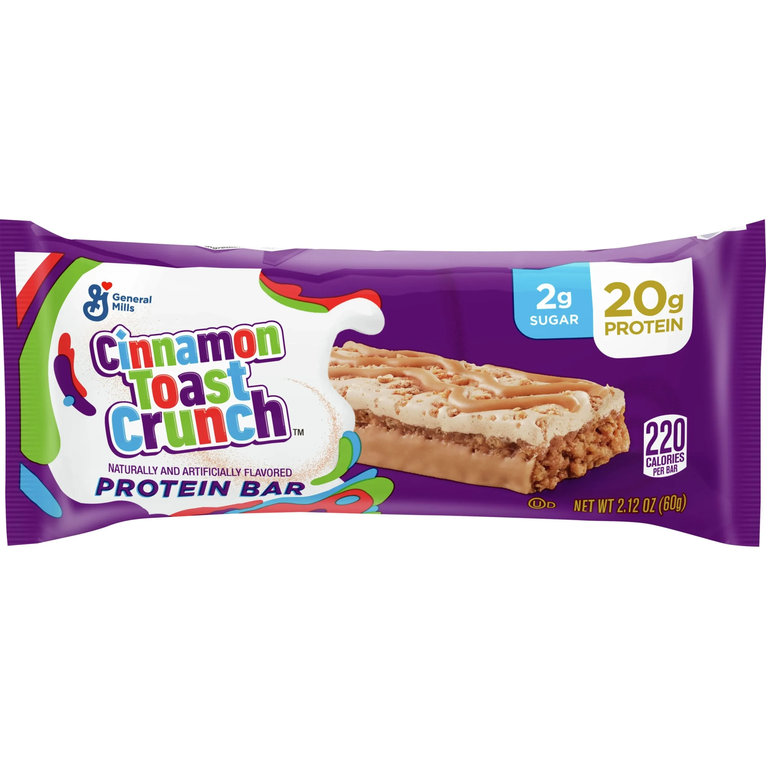 Cinnamon Toast Crunch Protein Bar 16.96 Ounce Size - 6 Per Case.