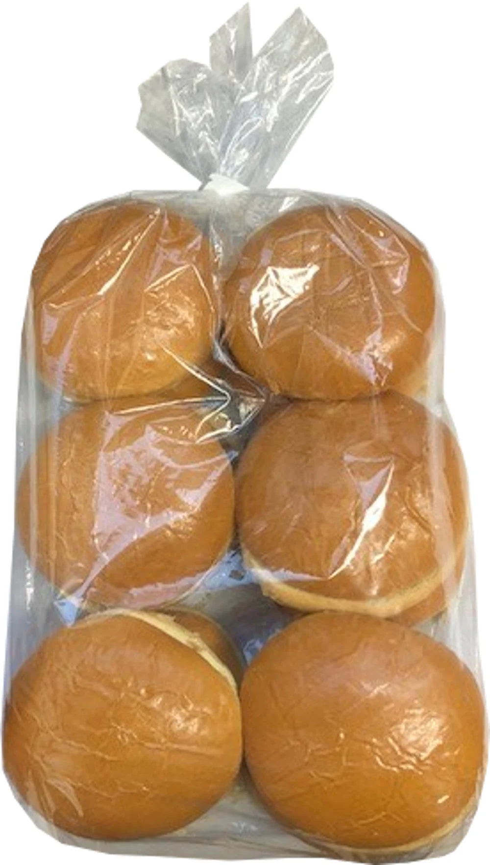 5 Inch Brioche Hamburger Bun Packs 3.5 Ounce Size - 48 Per Case.