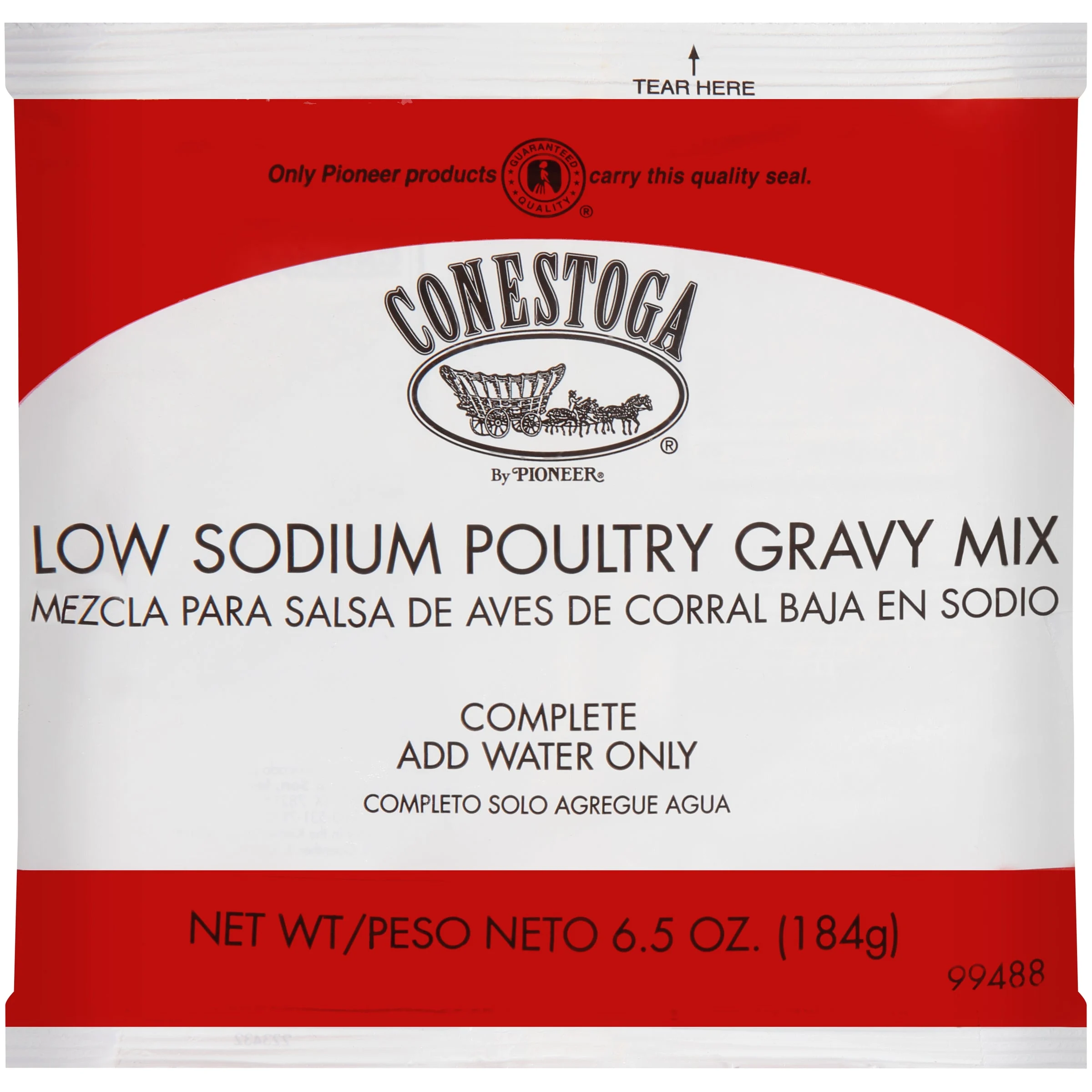 Conestoga Low Sodium Poultry Gravy Mix 6.5 Ounce Size - 12 Per Case.