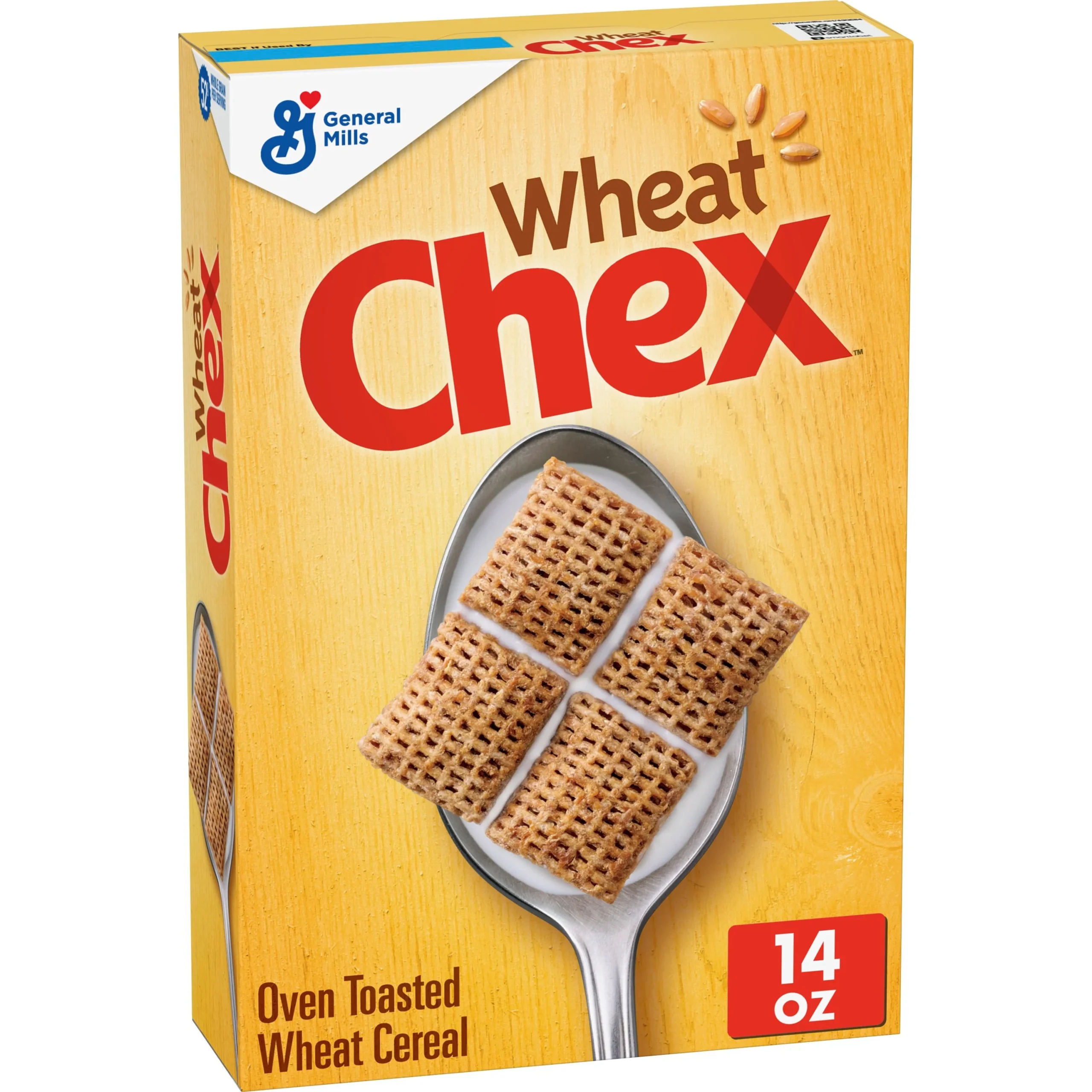 Wheat Chex Cereal Box 14 Ounce Size - 10 Per Case.