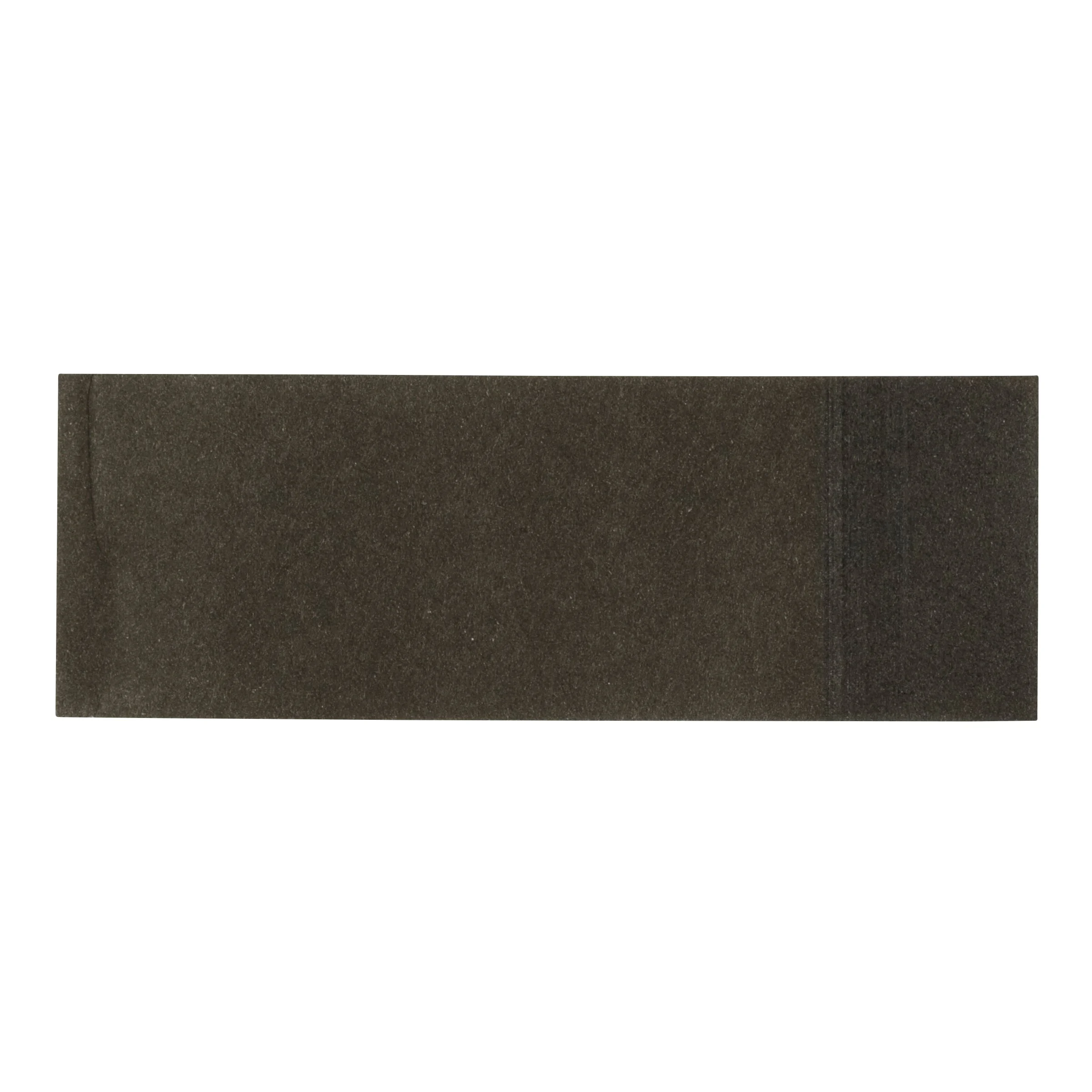 Band  Napkin Flat Black 1.5X4.25 Paper Shrink Wrapped