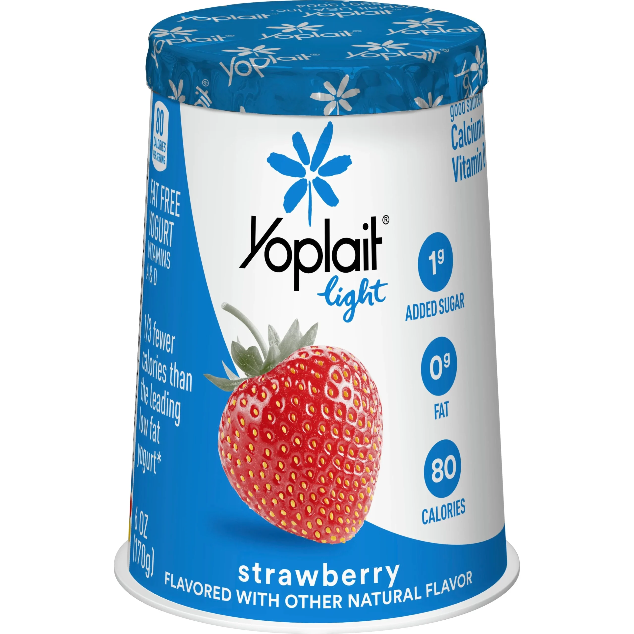 Yoplait Light Yogurt Single Serve Cup Strawberry 6 Ounce Size - 12 Per Case.