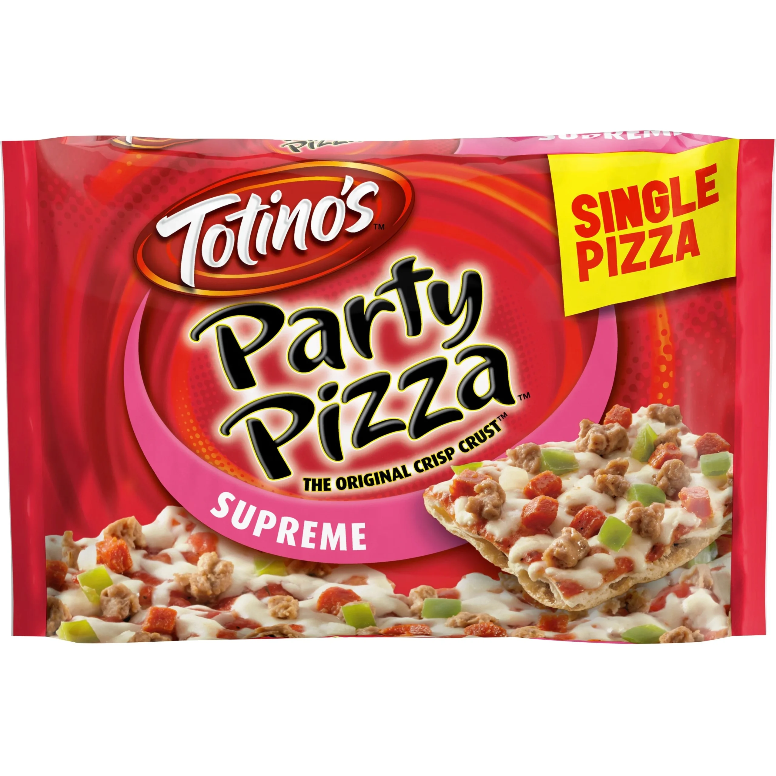 Totino's Frozen Party Pizza Supreme 10.9 Ounce Size - 14 Per Case.