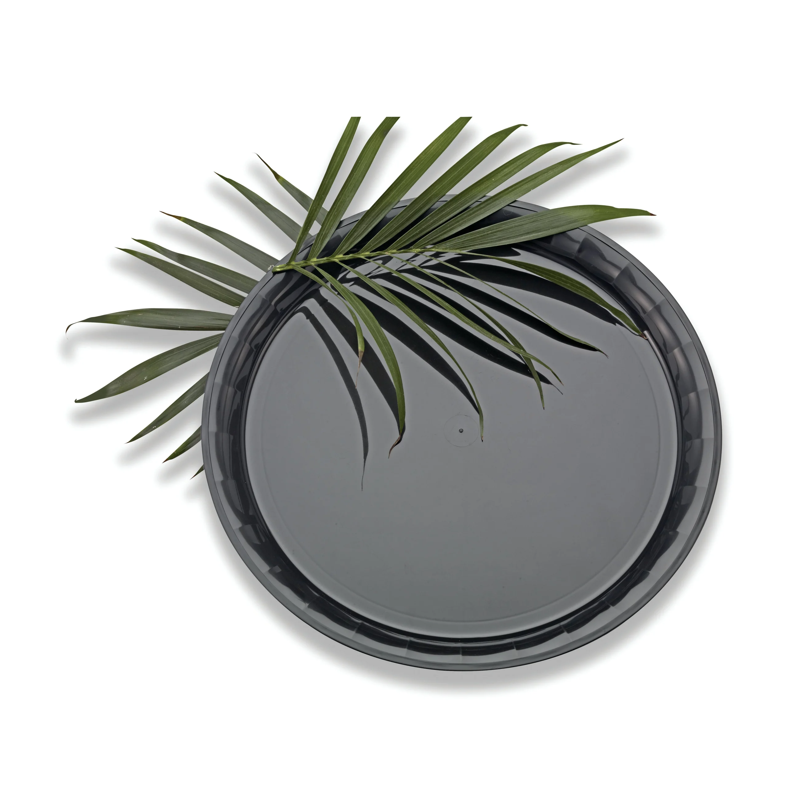 Party Tray Tray Round Conserve Black 16 Inch 1 - 25 - 25 Ea