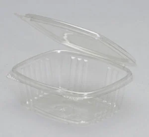 Genpak - Hinged 5.38 Inch X 4.5 Inch X 2.5 Inch Clear Hinged Deli Container 2 - 100 - 100 Ea
