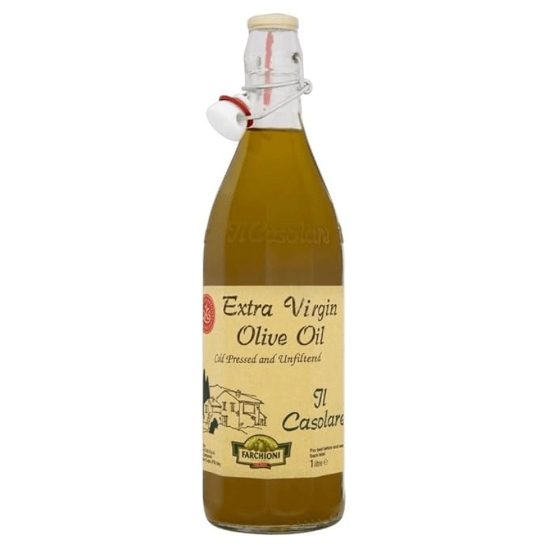 Farchioni Il Casolare Unfiltered Cold Pressed Extra Virgin Olive Oil, 1 Liter