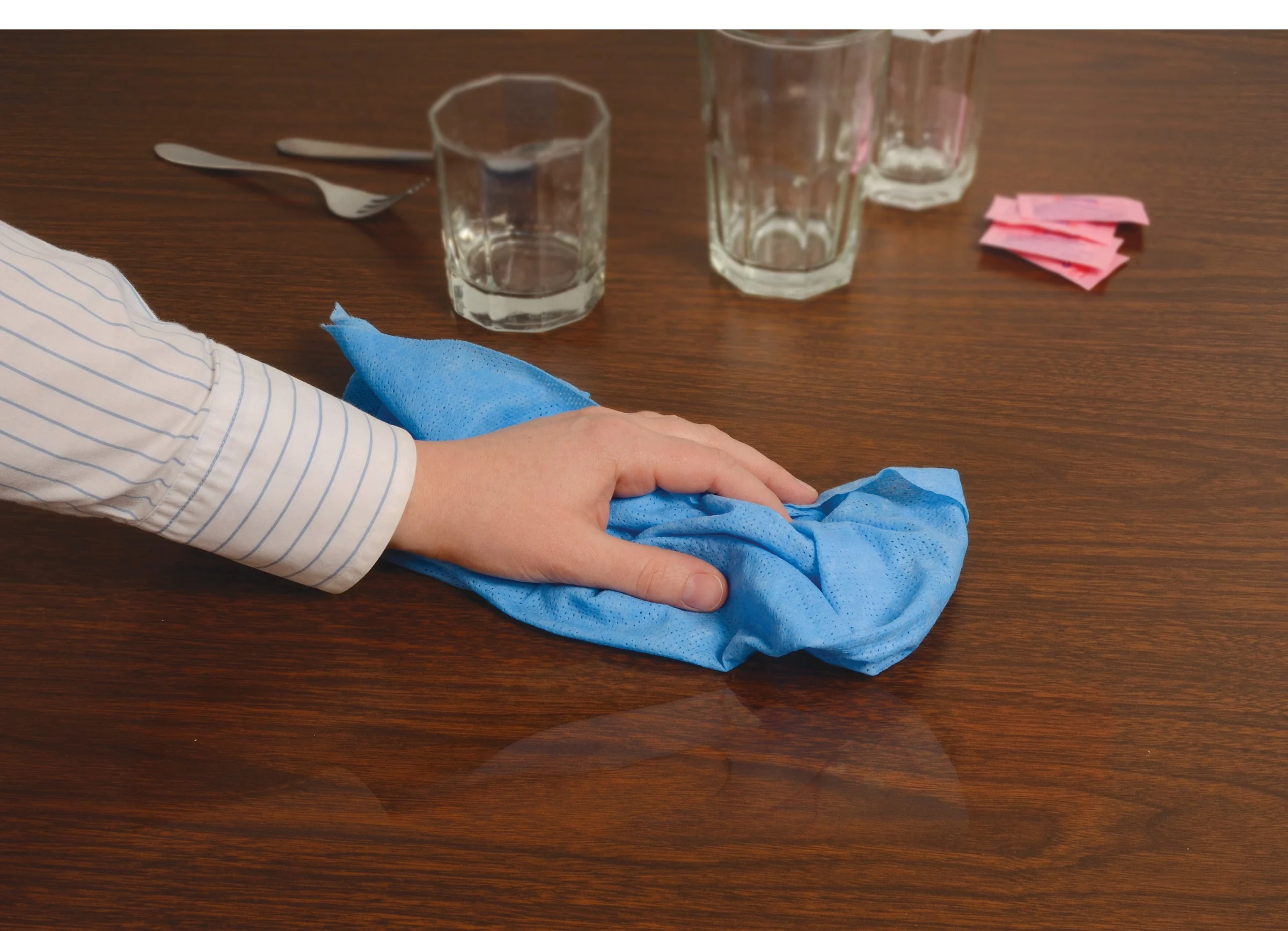 Blue Medium Weight Wipe 13.5" X 24"