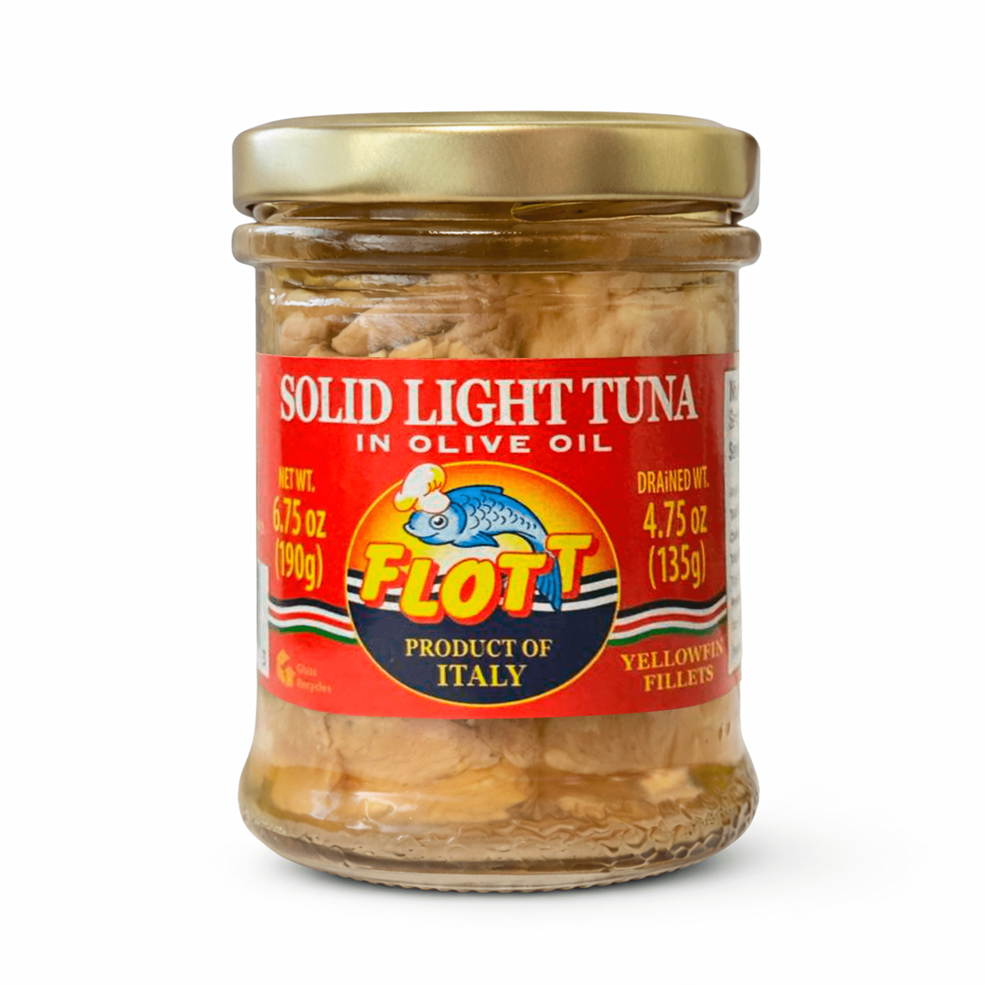 Flott Tuna Fillets in Olive Oil, 6.75 oz