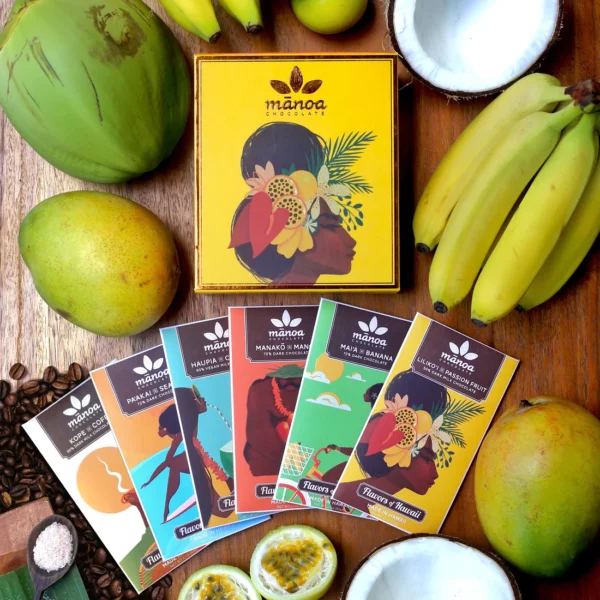 Manoa Chocolates Flavors of Hawaii Gift Box