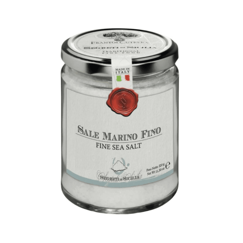 [Best Before: 06/30/2026] Frantoi Cutrera Segreti di Sicilia Fine Sea Salt Jar, 11.3 oz