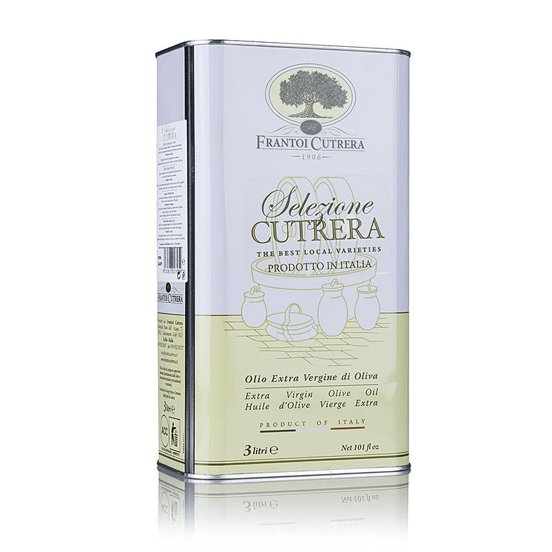 Frantoi Cutrera Selezione Cutrera Extra Virgin Olive Oil Tin, 3 Liter