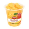 Del Monte Mango Chunks In Extra Light Syrup Cup 7 Ounce Size - 12 Per Case.