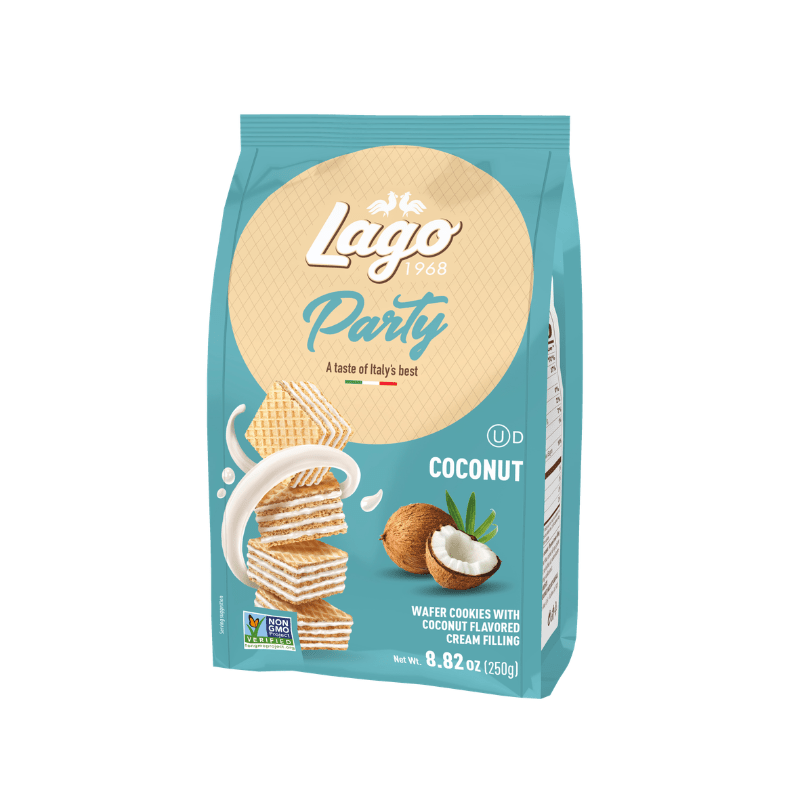Gastone Lago Coconut Wafers, 8.8 oz