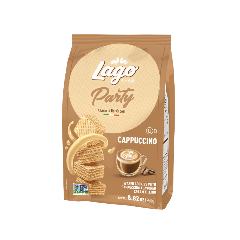 Gastone Lago Party Cappuccino Wafers, 8.8 oz