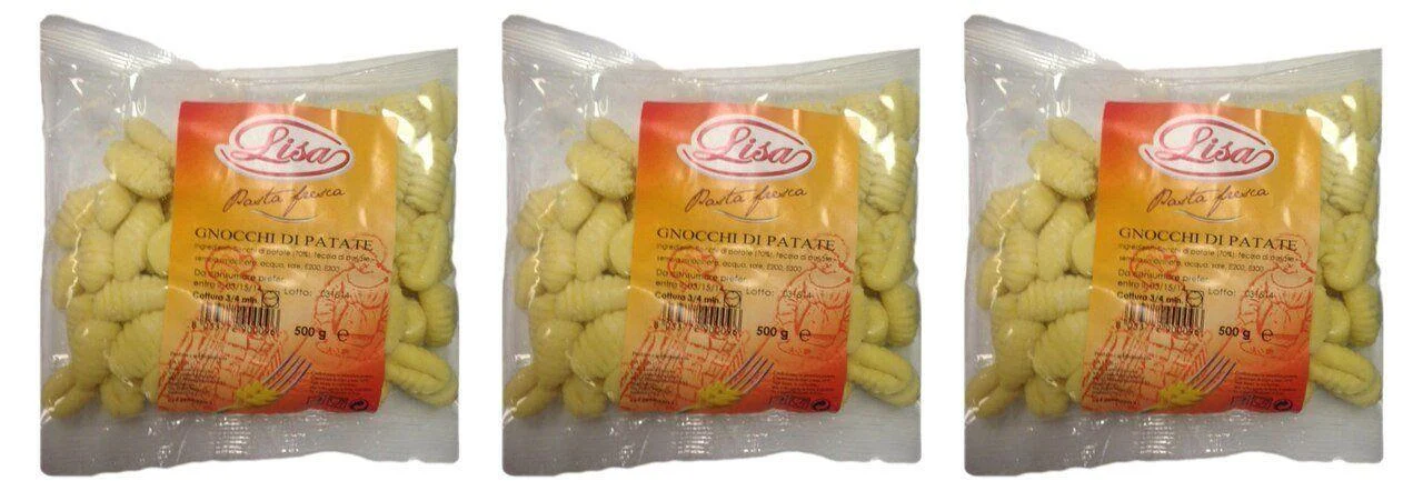 Lisa Gnocchi Fresh Pasta, 17.6 oz (Pack of 3)