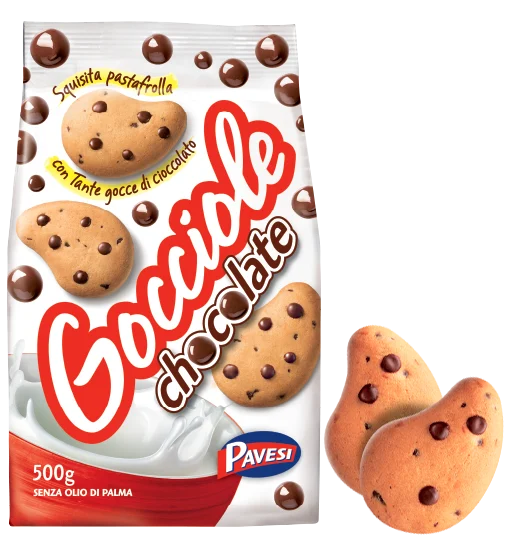 Pavesi Gocciole Chocolate, 17.5 oz | 500g