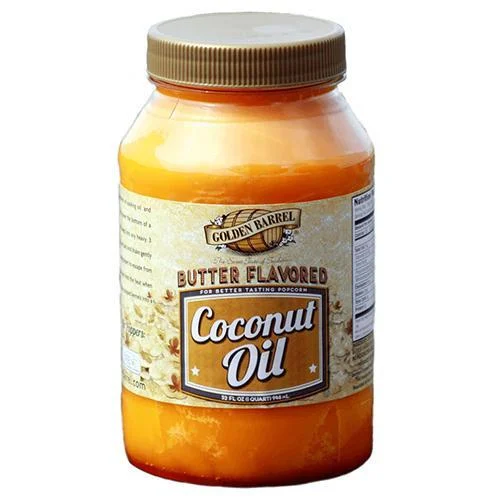 Golden Barrel Butter Flavored Coconut Oil, 32 oz