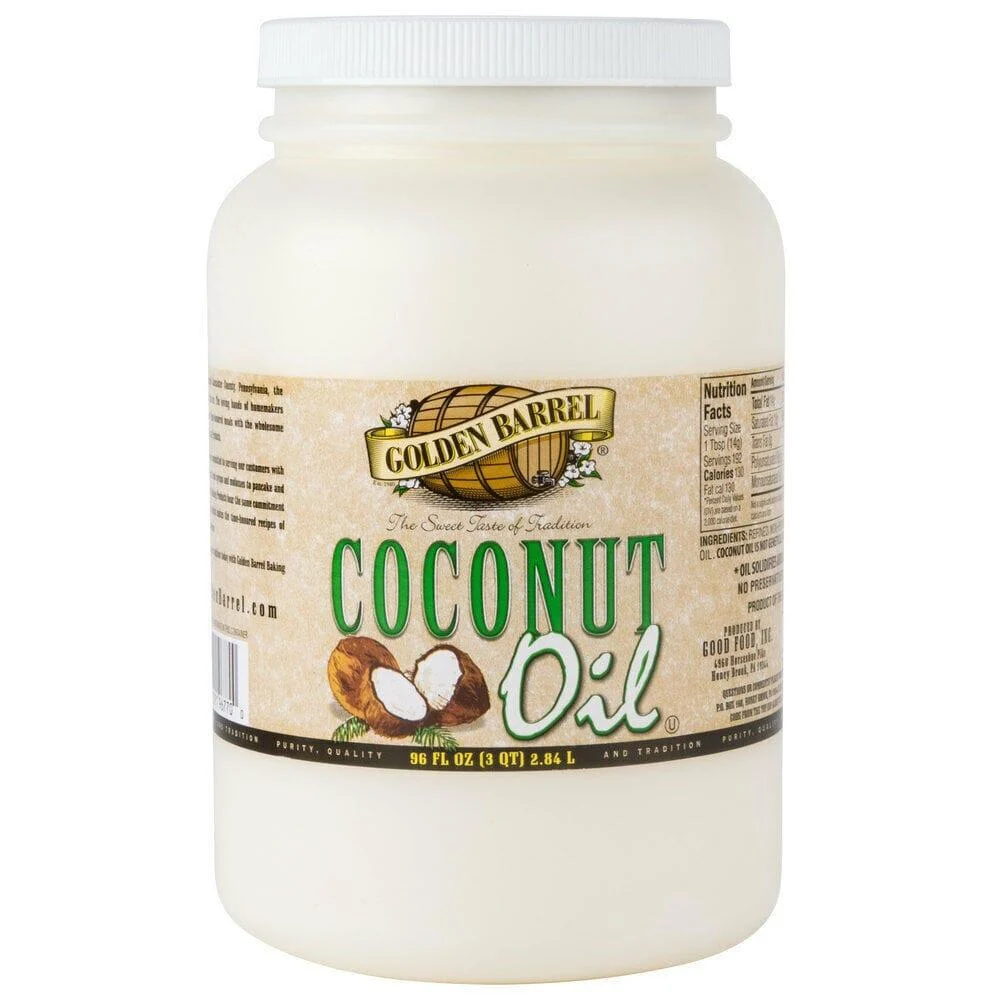 Golden Barrel Butter Flavored Coconut Oil, 96 oz