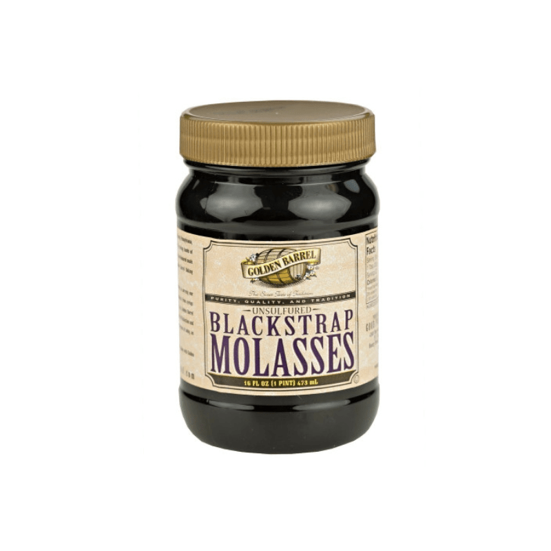 Golden Barrel Unsulfured Black Strap Molasses, 16 oz
