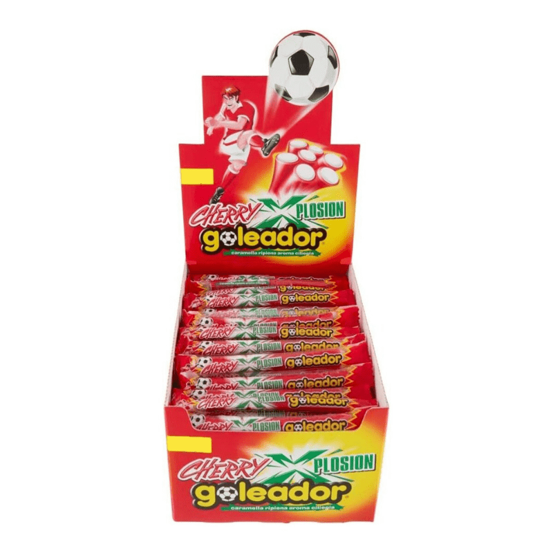 [Best Before: 05/31/2026] Goleador Cherry Explosion Filled Candy, 150 Pack