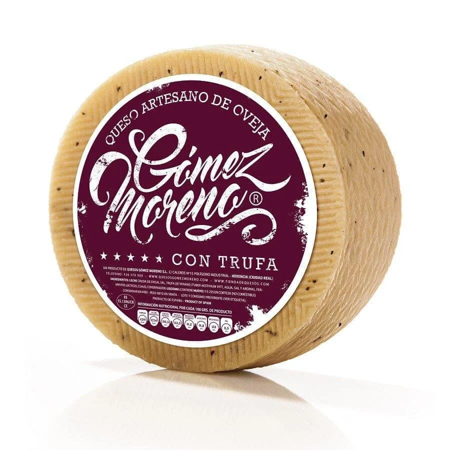 Gomez Moreno Truffle Manchego Cheese, 6 Lbs