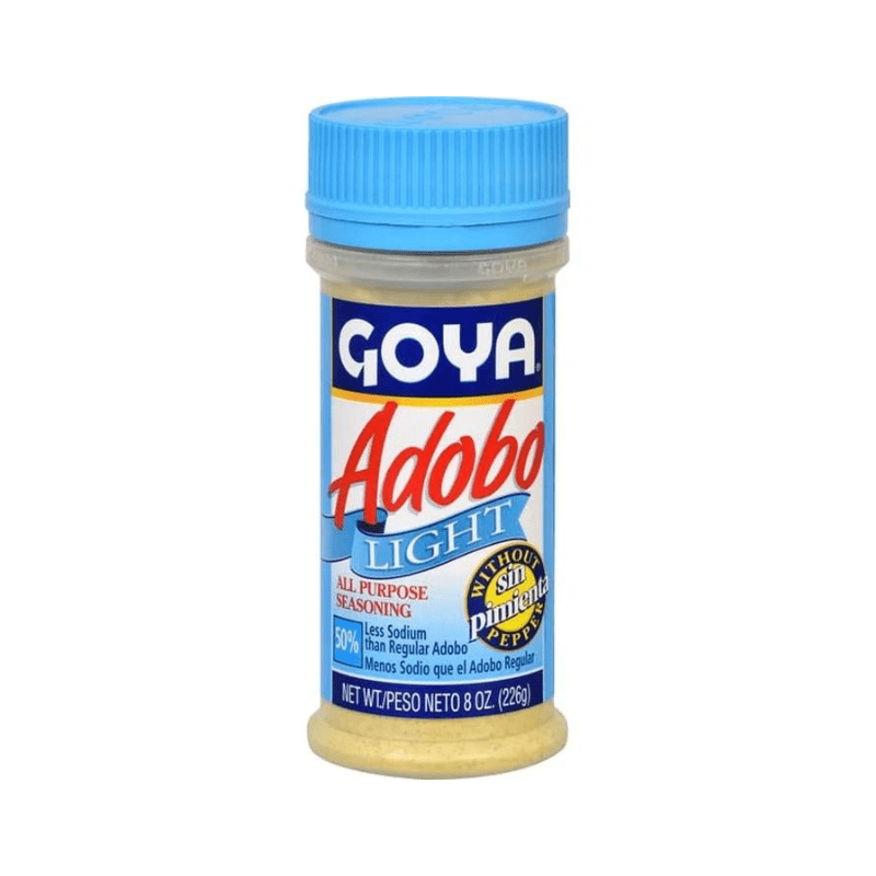 [Best Before: 03/16/28] Goya Adobo All Purpose Seasoning Light without Pepper, 8 oz [Pack of 12]