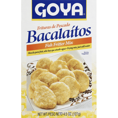 [Best Before: 05/31/27] Goya Bacalaitos Codfish Fritter Mix, 4.5 oz [Pack of 12]