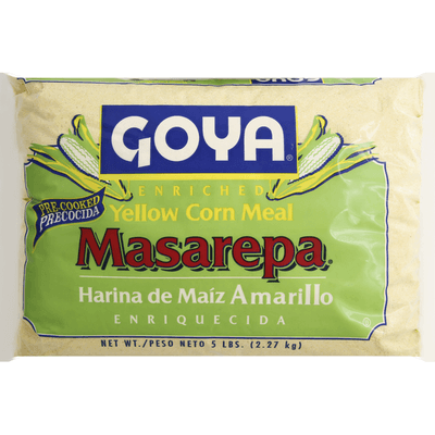 [Best Before: 03/12/27] Goya Masarepa Pre-Cooked Yellow Corn Meal, 5 lbs