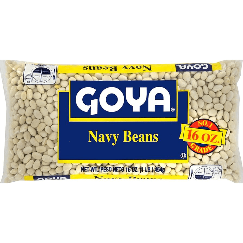 [Best Before: 02/28/27] Goya Navy Beans, 16 oz [6 Pack]